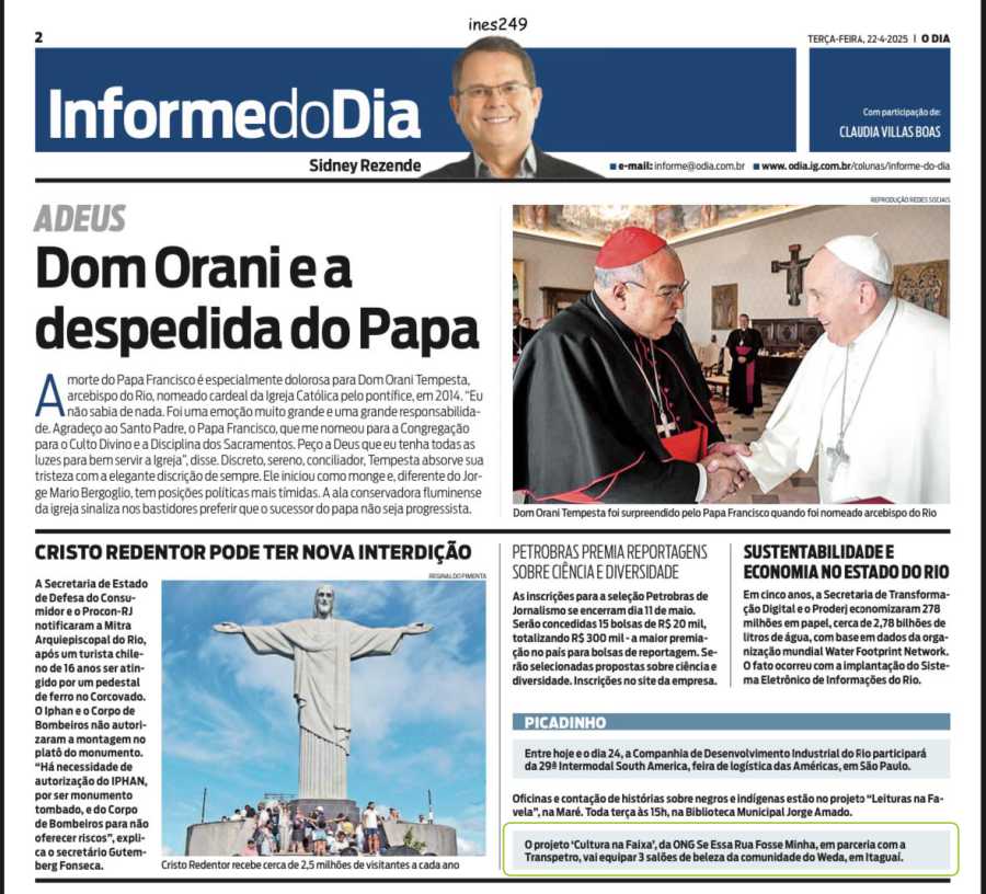 Clipping O Dia (Coluna Picadinho) - 22/04/2025