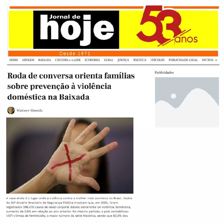Leia mais sobre o artigo Site do Jornal de Hoje – 11 de agosto de 2026
